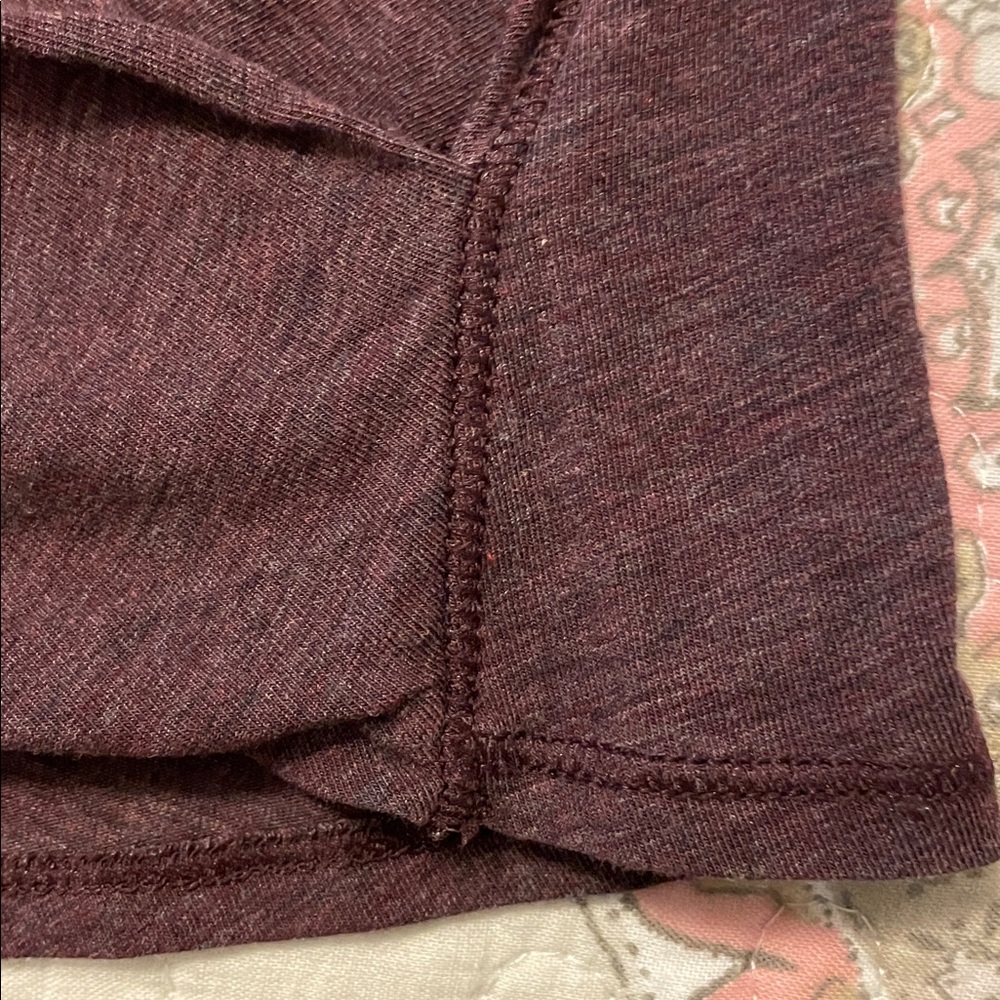 Lululemon top with cross over and long sleeves with slit for your thumbs - Picture 7 of 7